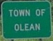 Entering Olean westbound