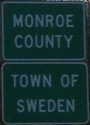 NB into Monroe County and Sweden