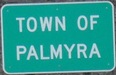 SB into Town of Palmyra