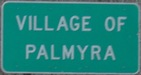 SB into Village of Palmyra