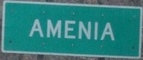 Entering Amenia southbound