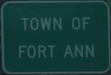 Entering Town of Fort Ann NB