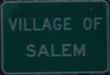 Entering Salem northbound