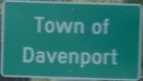 WB into Town of Davenport