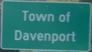 WB into Town of Davenport