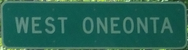 EB into West Oneonta
