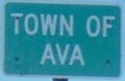 NB into Town of Ava