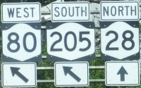 NY 205 northern terminus