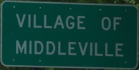 Entering Middleville westbound