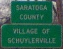 Entering Schuylerville westbound