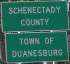 Entering Duanesburg northbound