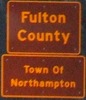 Entering Northampton southbound