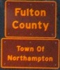 Entering Northampton southbound