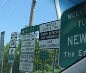 Canadian border, NY 30 northern terminus