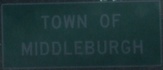 Entering Town of Middleburgh southbound