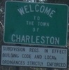 Southbound into Town of Charleston