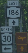 NY 30/NY 186 Jct