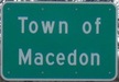 WB into Town of Macedon