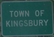 Entering Kingsbury southbound