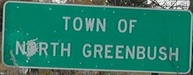 Entering North Greenbush westbound