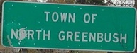 Entering North Greenbush westbound