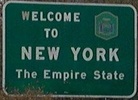 Entering New York westbound