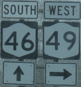 NY 46/NY 49 split