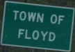Entering Floyd eastbound