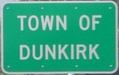 Entering Dunkirk northbound