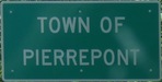 WB into Town of Pierrepont