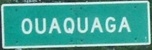 Entering Ouaquaga north/westbound