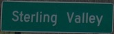 SB into Sterling Valley