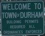 Entering Durham southbound