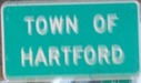 Entering Town of Hartford westbound