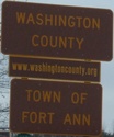 Entering Fort Ann eastbound