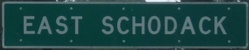 Entering East Schodack southbound