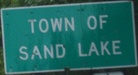 Entering Town of Sand Lake eastbound