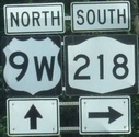 Northern terminus, US 9W