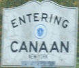 Entering NY and Canaan westbound
