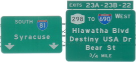 I-81 Exit 25, Syracuse