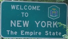 WB into New York