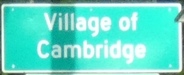 EB into Village of Cambridge