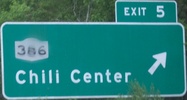 I-490 Exit 5, Chili Center