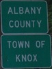 Eastbound into Knox