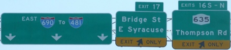 I-690 Exit 16, Syracuse