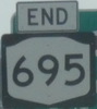 Southern end NY 695