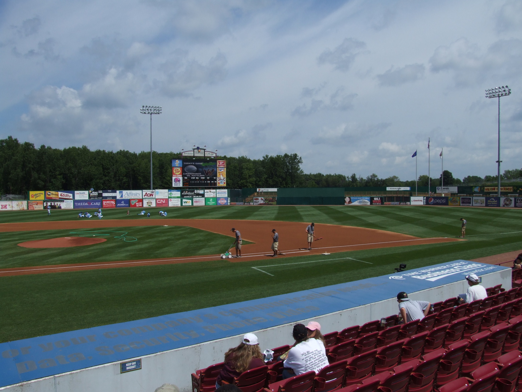 Clinton Lumber Kings vs. Wisconsin Timber Rattlers, Fox Cities Stadium, Appleton, Wisconsin