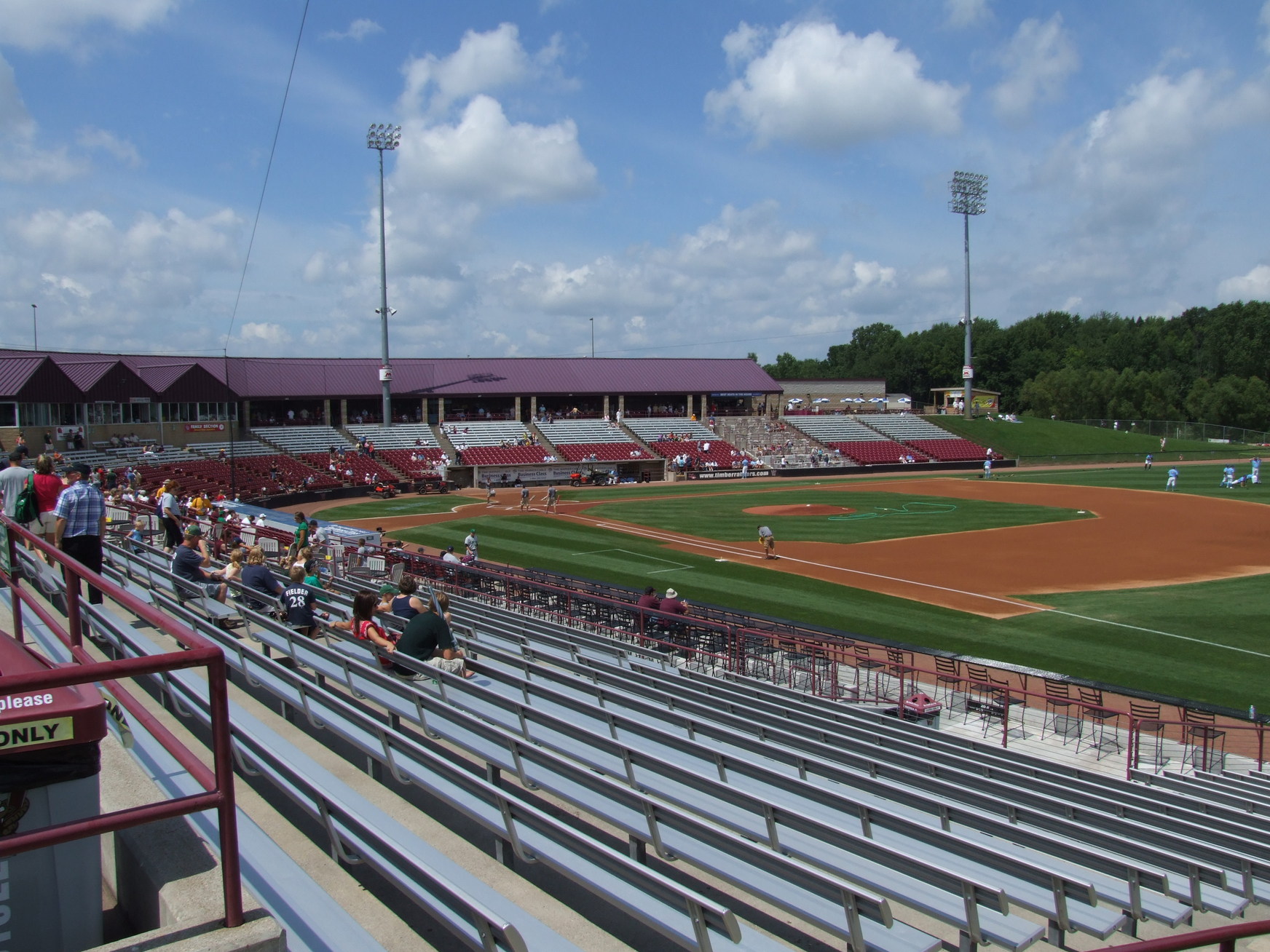 Clinton Lumber Kings vs. Wisconsin Timber Rattlers, Fox Cities Stadium, Appleton, Wisconsin