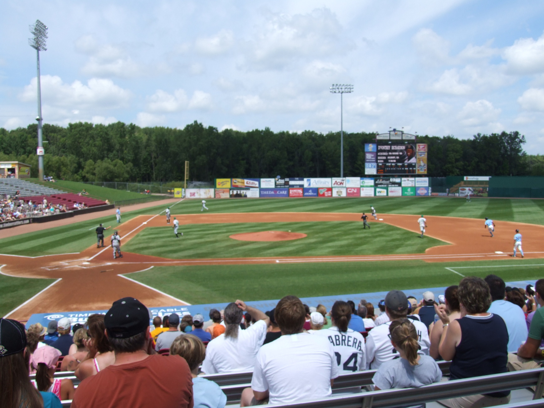 Clinton Lumber Kings vs. Wisconsin Timber Rattlers, Fox Cities Stadium, Appleton, Wisconsin