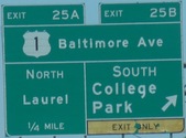 I-95/I-495 Exit 25, MD